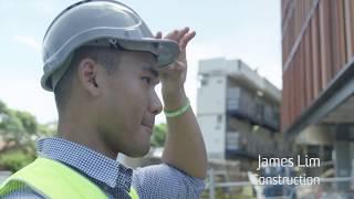 James Lim talks about studying Construction Management & Property