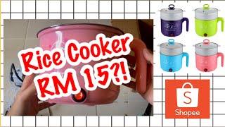 Rice cooker RM 15 ?! | Shopee Haul | Chinese Egg Drop Soup