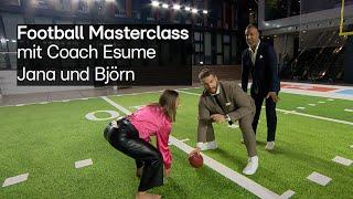 Coach Esume Masterclass mit Björn Werner und Jana Wosnitza #RTLNFL