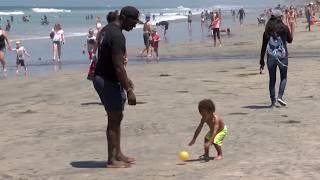 Large Crowds Fill San Diego County Beaches As Holiday Weekend Begins