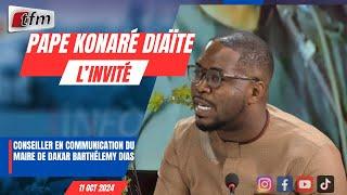 l´invite d´infos matin | Pape Konaré DIAÏTE, Conseiller en communication du Maire de Dakar