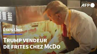 Etats-Unis: Trump "se frite" avec Harris dans un fast-food | AFP