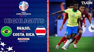 HIGHLIGHTS | Brasil vs Costa Rica | Copa América 2024 - J1 | TUDN