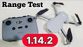 NEW DJI FLY 1.14.2- Range Test on DJI MINI 2(Android CE)