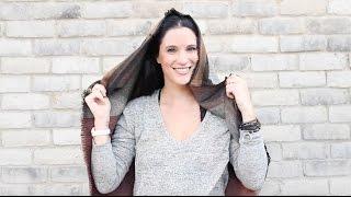 How to Tie a Blanket Scarf Multiple Ways in a Minute