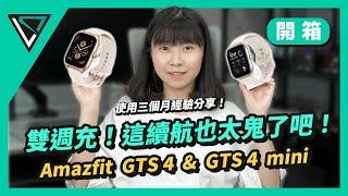 Amazfit GTS 4 & GTS 4 mini | 充兩個小時用兩週！？還可以24小時健康監測！這麼便宜又好看的手錶哪裡找！| LD.TECH【開箱】