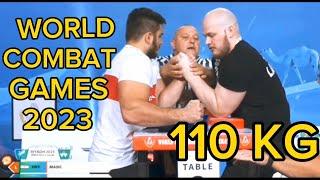 110 KG All Matches World Combat Games 2023 armwrestling