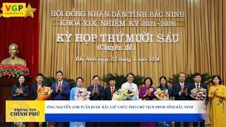 Ông Nguyễn Anh Tuấn được bầu giữ chức Phó Chủ tịch HĐND tỉnh Bắc Ninh