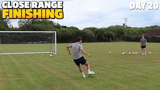 CLOSE RANGE FINISHING... (DAY IN THE LIFE OF A FOOTBALLER) | EP.20