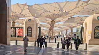 Madinah street view || Toko murah serba satu Riyal dua Riyal di pintu 328 masjid nabawi.