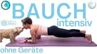 Bauch intensiv | effektiv, ohne Geräte  fit@home mit Jenny