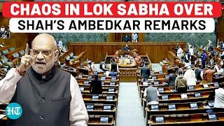 Parliament Winter Session: Lok Sabha Adjourned Amid Ruckus Over Shah's Remarks On Ambedkar