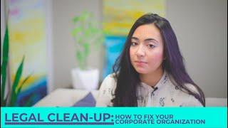 Legal Clean-Up: How to Fix Your Corporate Organization