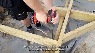 So bauen Sie mit GroundPlug Twister Schraubfundamenten