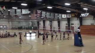 JV Volleyball Match Set 1 of 2 RBR vs RBC