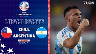 HIGHLIGHTS | Chile vs Argentina | Copa América 2024 - J2 | TUDN