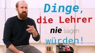 Dinge, die Lehrer/innen nie sagen würden! | Betzold TV