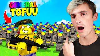 I Fought in the TOFUU WAR.. I BECAME A GENERAL ️ (Roblox)