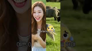양치기 청년의 선택!! (오른쪽은 양, 왼쪽은 예쁜 아가씨...) #shorts