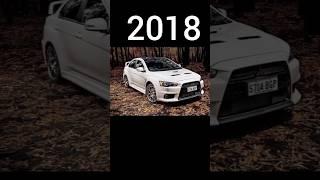 MITSUBISHI LANCER Car Models Evolution #viral