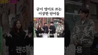 한국어도 있는데 굳이 영어로 쓰는 단어들