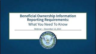 Beneficial Ownership Information Reporting Requirements: What You Need to Know