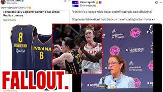 Stephanie White DESTROYS WNBA Refs! Sophie Cunningham's Jersey is SOLD OUT! Caitlin Clark FALLOUT!