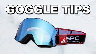 Snowboard Goggle Tips - Keep them Fog Free & Lasting Long