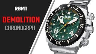 Demolition Chronograph Assembly | RGMT | RG 8015  #rgmt #demolition #chronograph