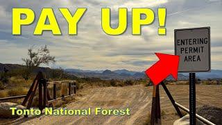 Pay Up - New Tonto National Forest Off Road OHV Fees Start Jan 1, 2025.