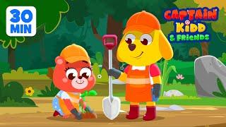 Captain Kidd and Friends Full Episodes - Kiddopia - Cartoon For Kids Compilation