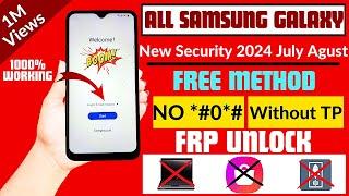 Samsung Frp Bypass 2024|Android 13/14 New Security 2024 July,August |100% Working Solution