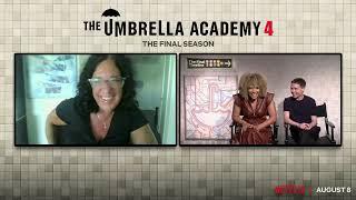 THE UMBRELLA ACADEMY S4 -ELLIOT PAGE & EMMY RAVER-LAMPMAN INTERVIEW (2024)