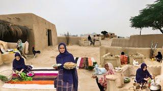 desert Village Life Pakistan | Village Women Morning Routine in Fog |old culture in Punjab #cooking