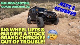 Bulldog Canyon, AZ - Jeeps & 4Runners - Beautiful Scenery - Apache Junction Off-Road - ASMR Music