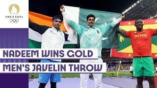 Arshad Nadeem  clinches gold in Men’s Javelin Throw | Paris 2024 Highlights