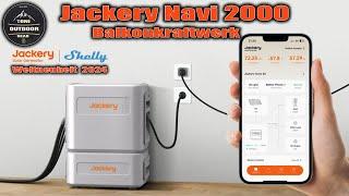 Jackery Navi 2000 Balkonkraftwerk Weltpremiere InterSolar 2024 München #jackery #balkonkraftwerk