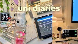 UNI DIARIES | first day of uni, waking up at 4 AM, taking notes, studying & more! ft. Paperlike️