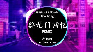 Khúc Cửu Môn Hồi Ức 辞九门回忆 - 浅影阿 (DJ抖音 Remix) 【動態歌詞/Pinyin Lyrics】『戲子多秋，可憐一處情深舊。』Hot Douyin Tiktok