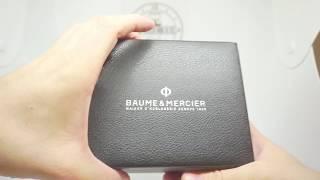 BAUME & MERCIER - UNBOXING BLAKC STANDARD WATCH BOX - THE WATCH BOX AND COMPANY