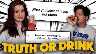 Exposing Youtubers & WAY Too Personal Details **Truth or Drink**