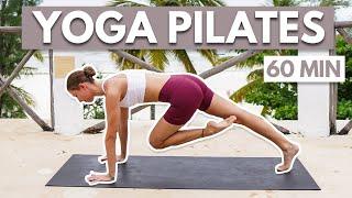 ULTIMATE YOGA PILATES FUSION WORKOUT | 1 Hour Intermediate Full Body Workout To Stretch & Strengthen