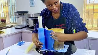 Learn to Cover a cake in fondant/ beginner friendly/ fondant techniques