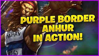 PURPLE BORDER ANHUR IN ACTION! S11 SMITE RANKED