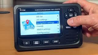 Overview of the Icom MA-510TR Class B AIS Transponder