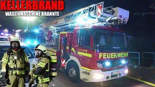 [KELLERBRAND IN EINEM MEHRFAMILIENHAUS!] - Waschmaschine brannte ~ Feuerwehr Haan im Einsatz -