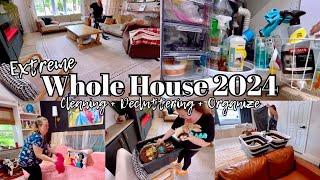 Extreme Whole House Cleaning Decluttering And Organize With Me / Deep Cleaning Motivation