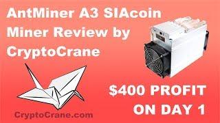 AntMiner A3 Setup Guide & Review by CryptoCrane