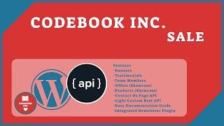 Codebook Inc Sale 2021 | WordPress Multipurpose Ready to Go Restful Backend