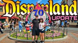 DISNEYLAND WEEKLY UPDATE! 70TH ANNIVERSARY DECOR IS HERE! + NEW FOOD & MORE!